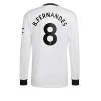 Fotbalové Dres Manchester United Bruno Fernandes #8 Venkovní 2022-23 Dlouhý Rukáv